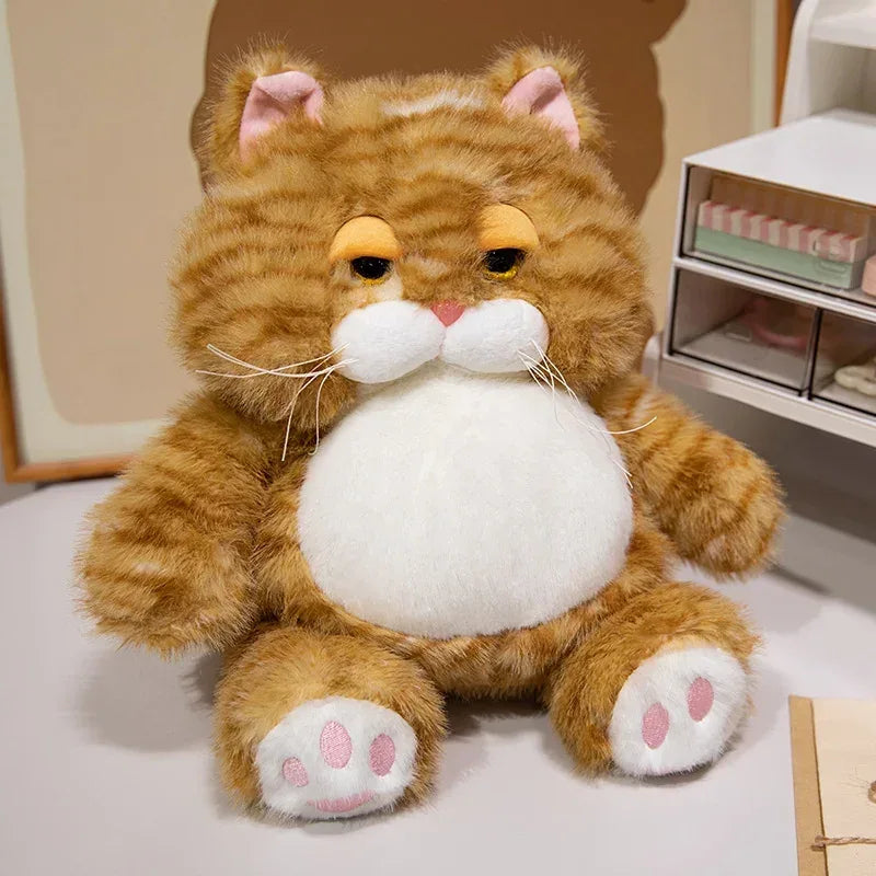Weighted Fat Cat Soft Plush Animal - Atypical Journey Store