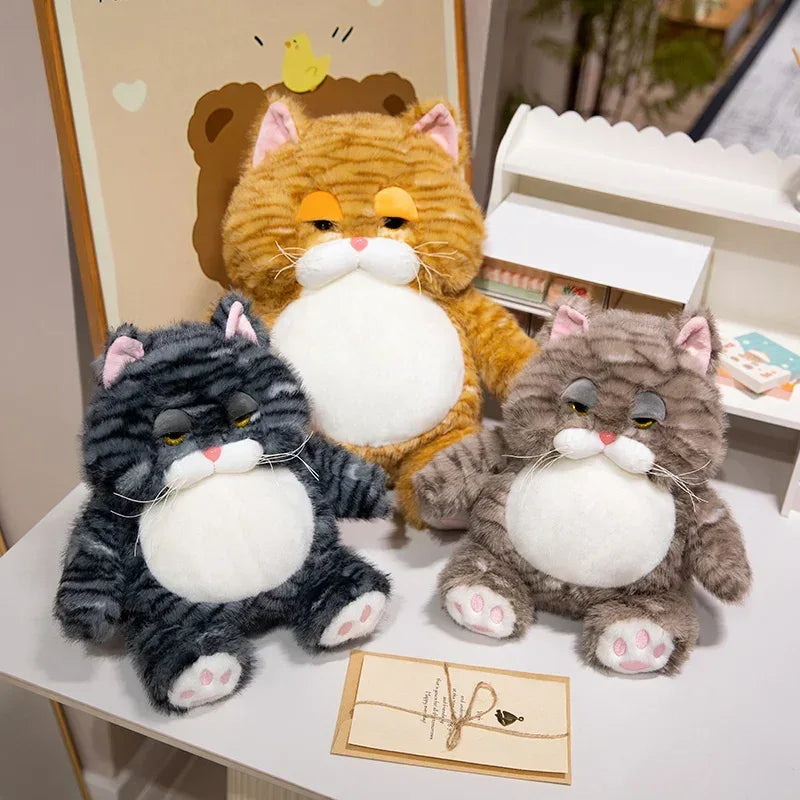Weighted Fat Cat Soft Plush Animal - Atypical Journey Store